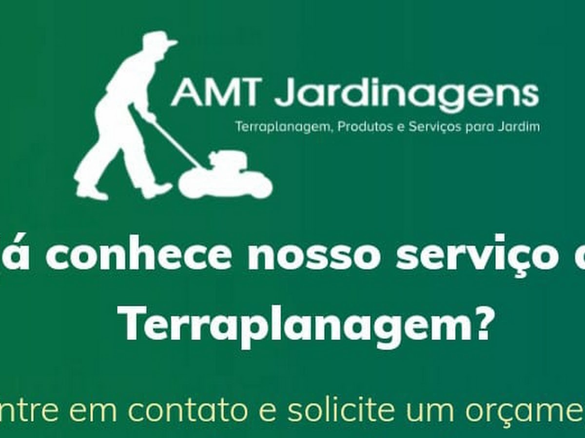 Logo A M T Terraplenagem e jardinagem
