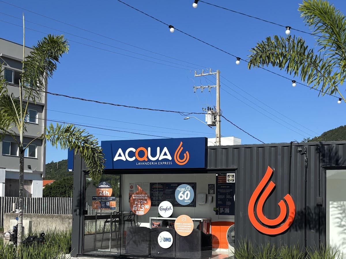 Logo Acqua Lavanderia Express Barra da Lagoa