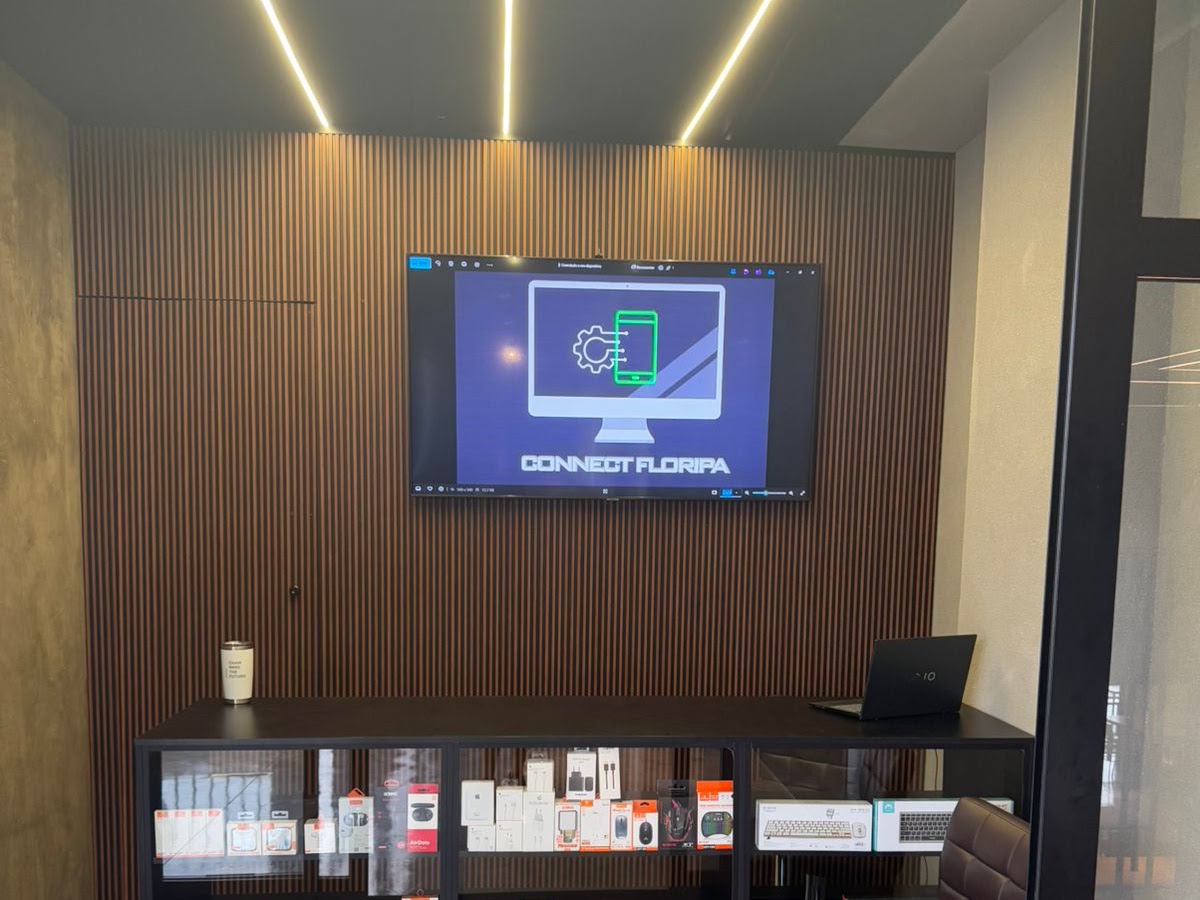 Logo Connect Floripa Notebooks e Celulares
