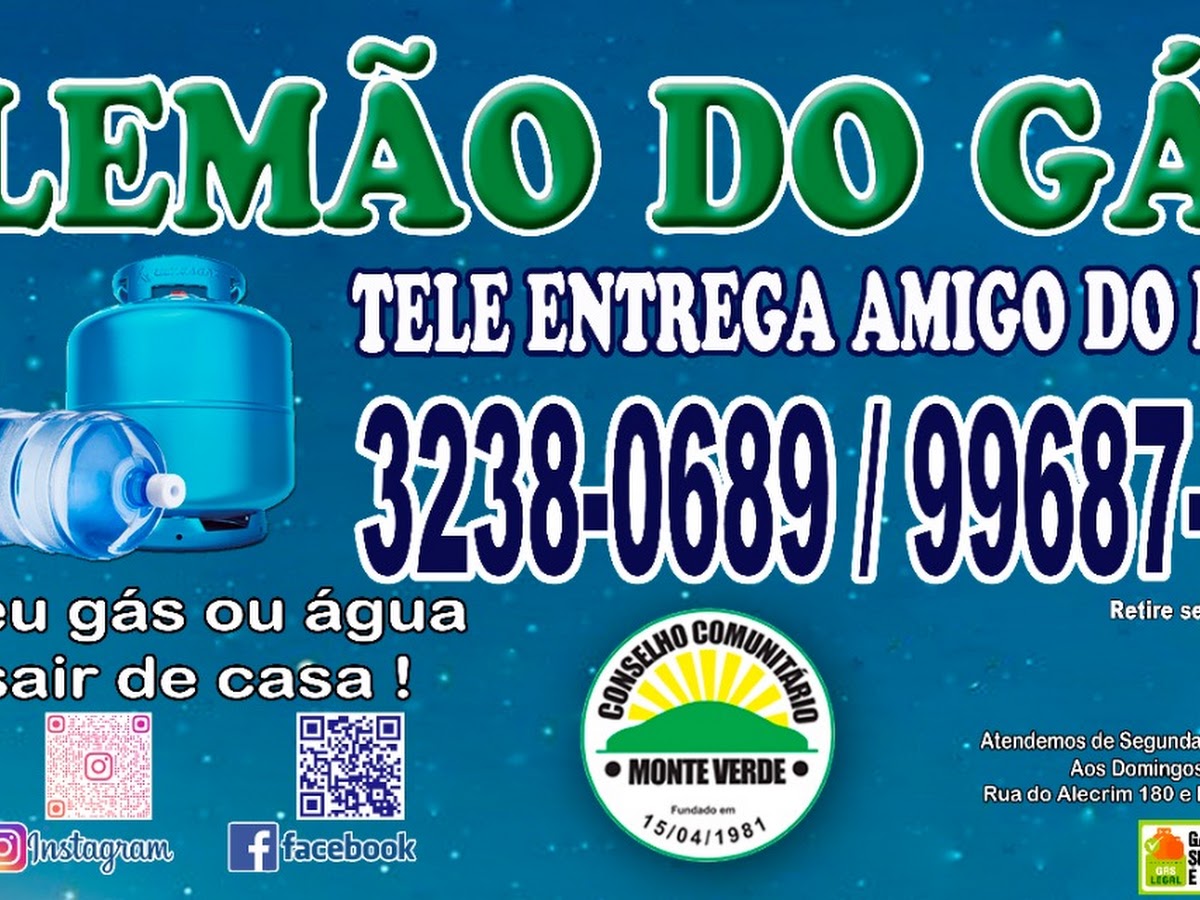 DISK GÁS E ÁGUA - Alemão do gás Monte Verde em Florianópolis — foto 1