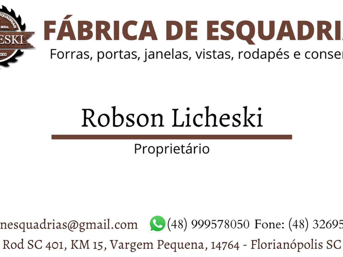 Fábrica de Esquadrias de Madeira Licheski em Florianópolis — foto 2
