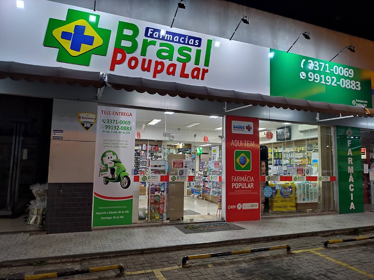 Logo Farmácia Brasil Poupa Lar Rio Tavares