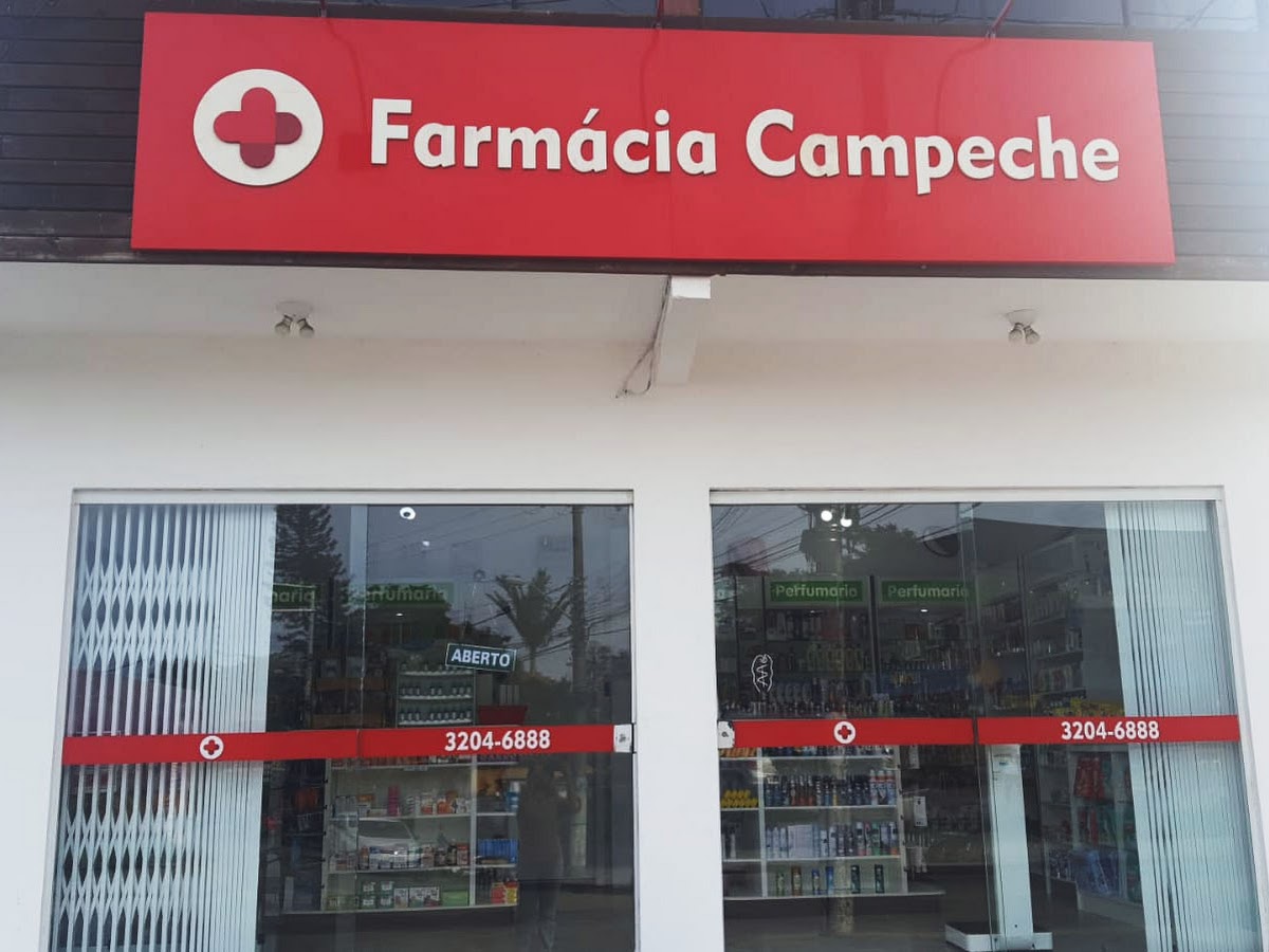 Logo Farmácia Campeche - Sua drogaria no Campeche.