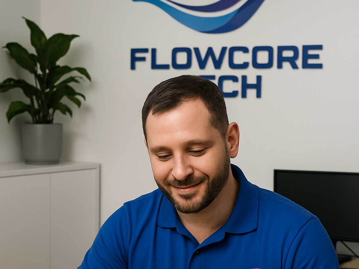 Logo FlowCore Tech - Assistência Técnica de notebooks/computadores e Serviços de TI