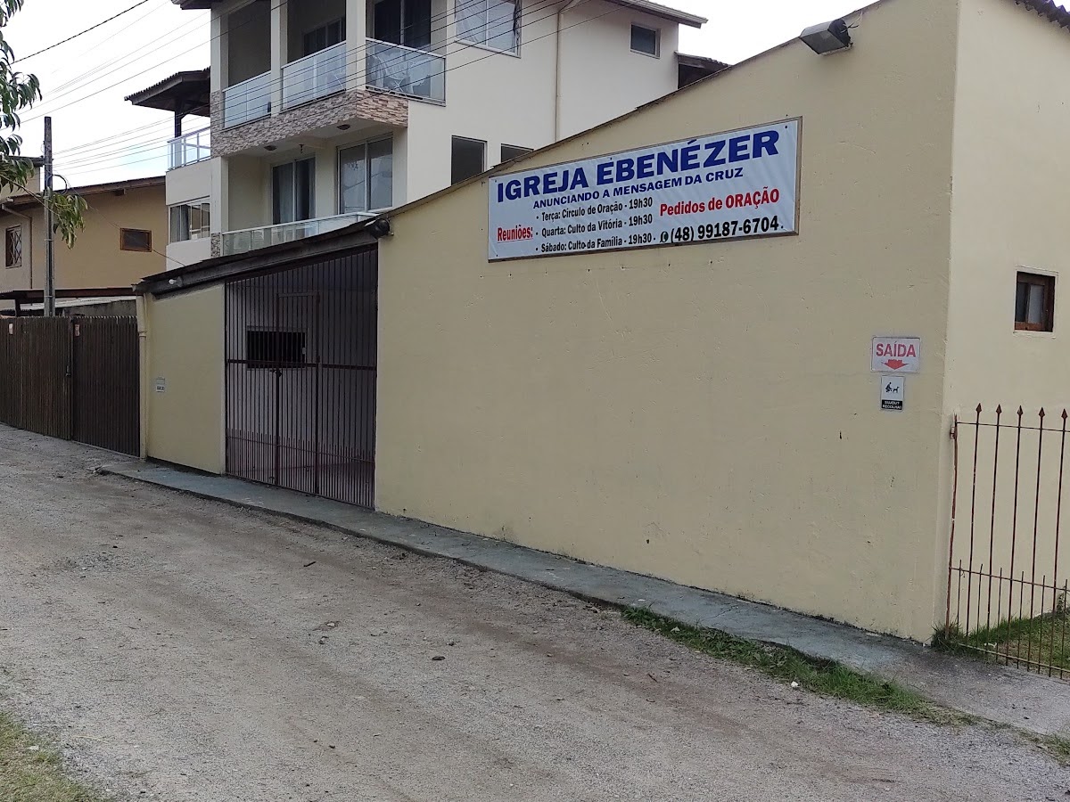 Foto da Igreja Ebenézer Anunciando a Mensagem da Cruz Fortaleza da Barra da Lagoa