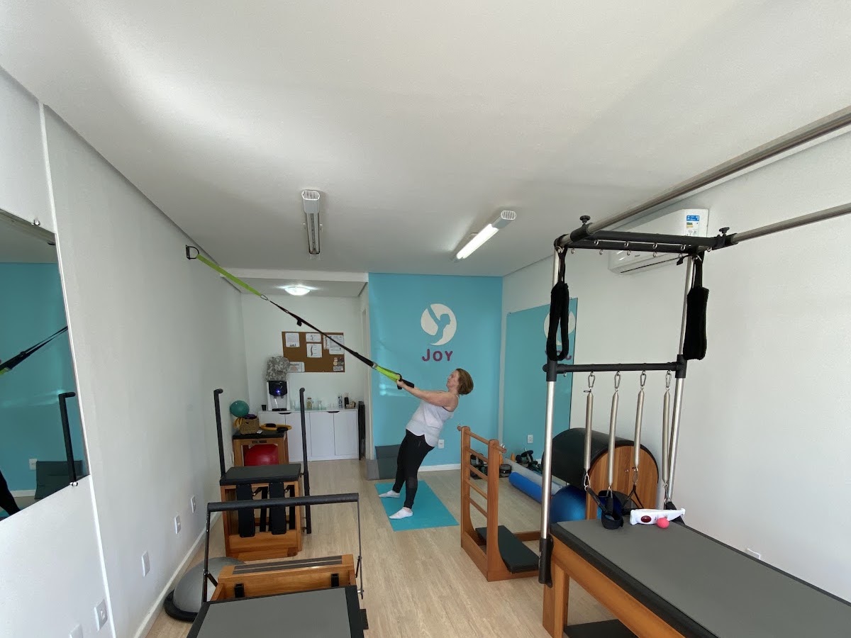 Logo Joy Pilates no Santa Mônica