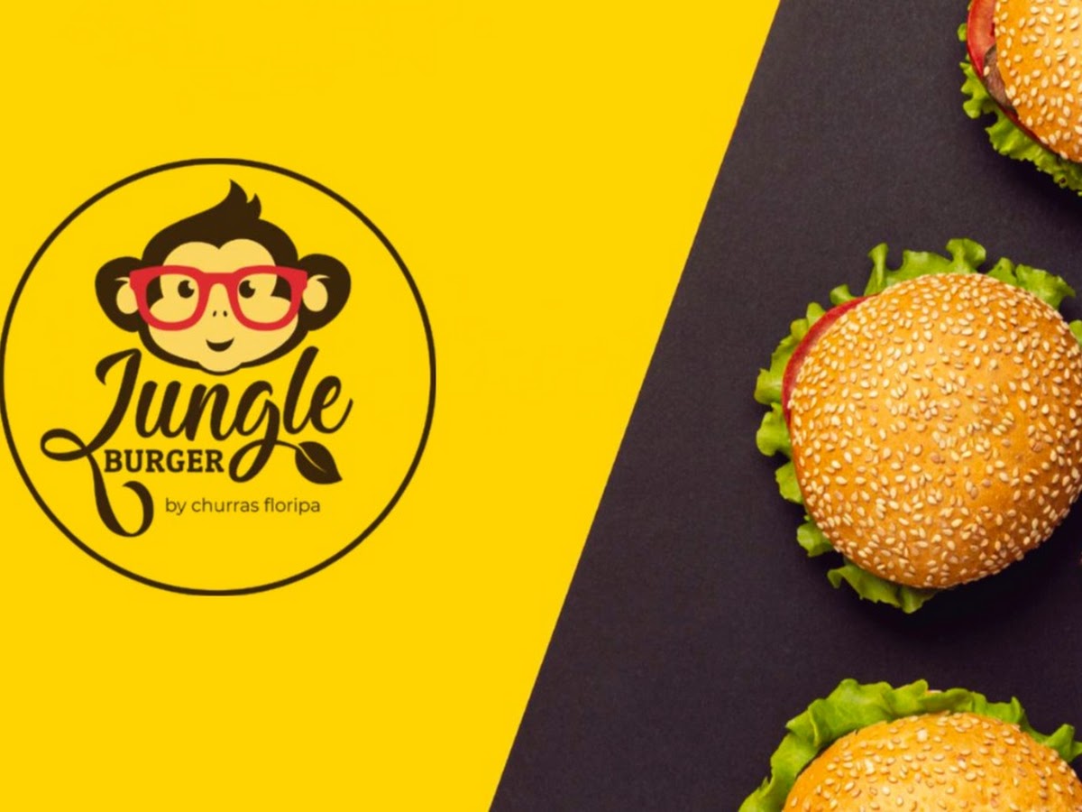 Logo Jungle Burger Estreito | Entrega e Retirada | Burgers Defumados em Florianópolis