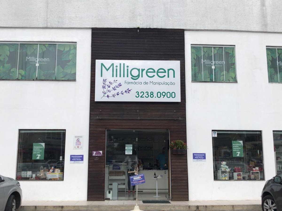 Logo Milligreen - Farmácia de Manipulação