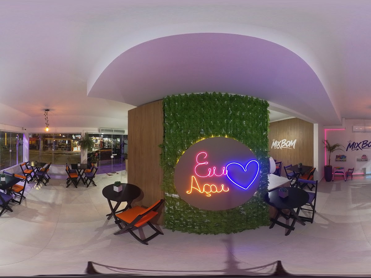 Logo Mix Bom Açaí e Sorvetes