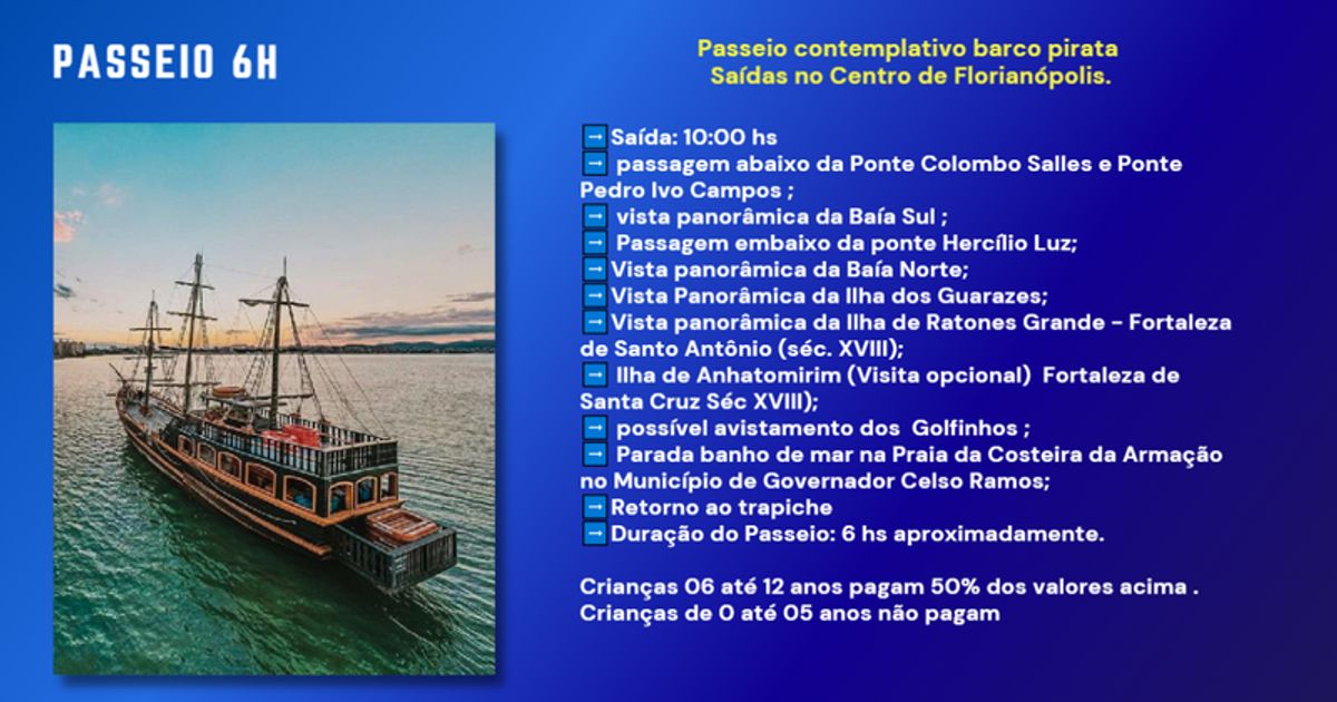 Foto da Passeios de barco floripa & cia