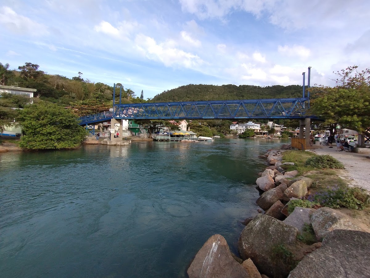Logo Ponte Pênsil Barra da Lagoa