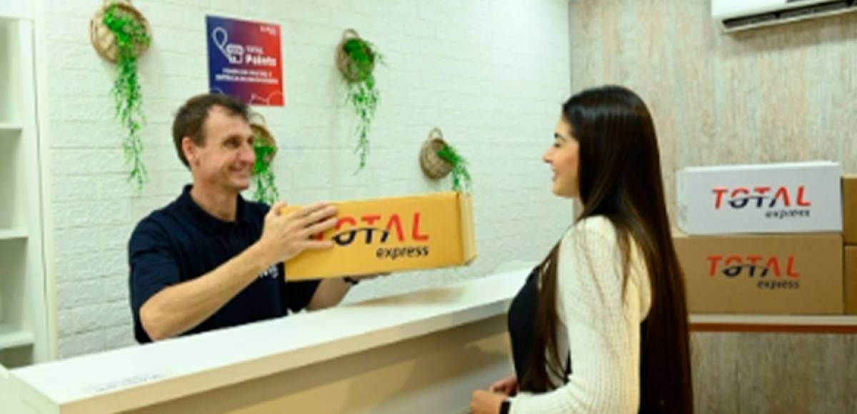Logo Total Express Point - ponto de coleta