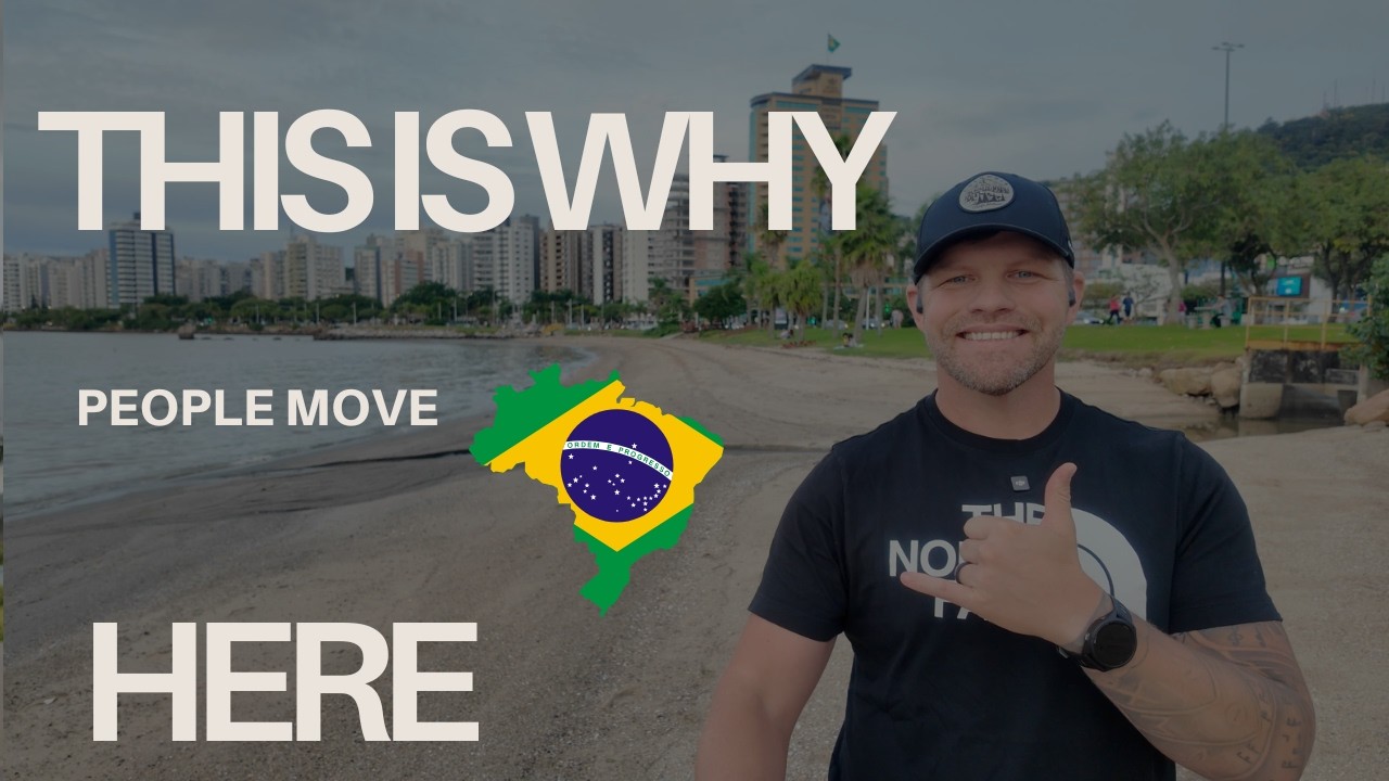 Capa do vídeo Why So Many Foreigners Are Moving to Florianópolis, Brazil, do canal Andys Adventures